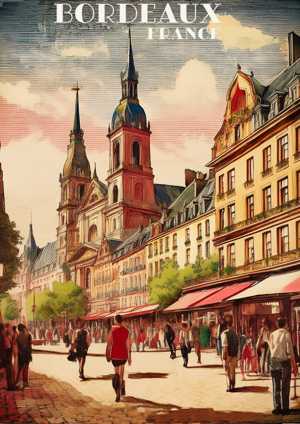 Bordeaux Street Scene