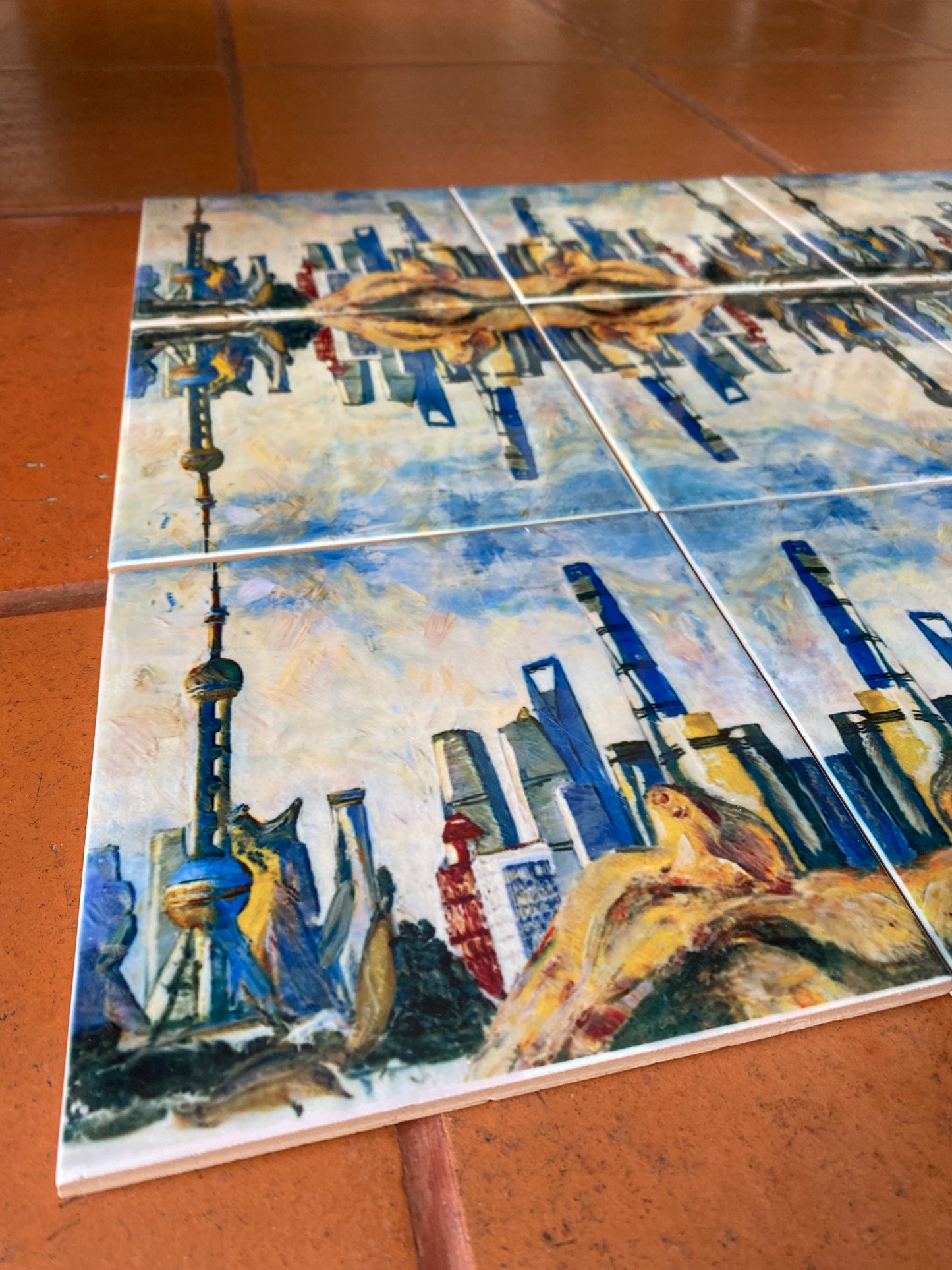 Art Tile Panel - Shangai
