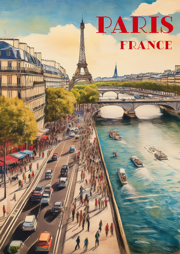 Paris – Eiffel Tower and Seine View