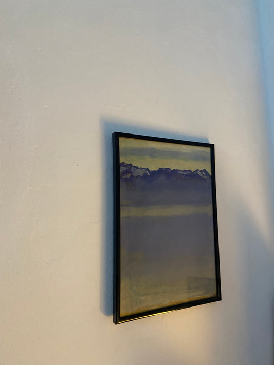 "Lake Geneva with the Savoy Alpes" , Ferdinand Hodler (1853-1918)