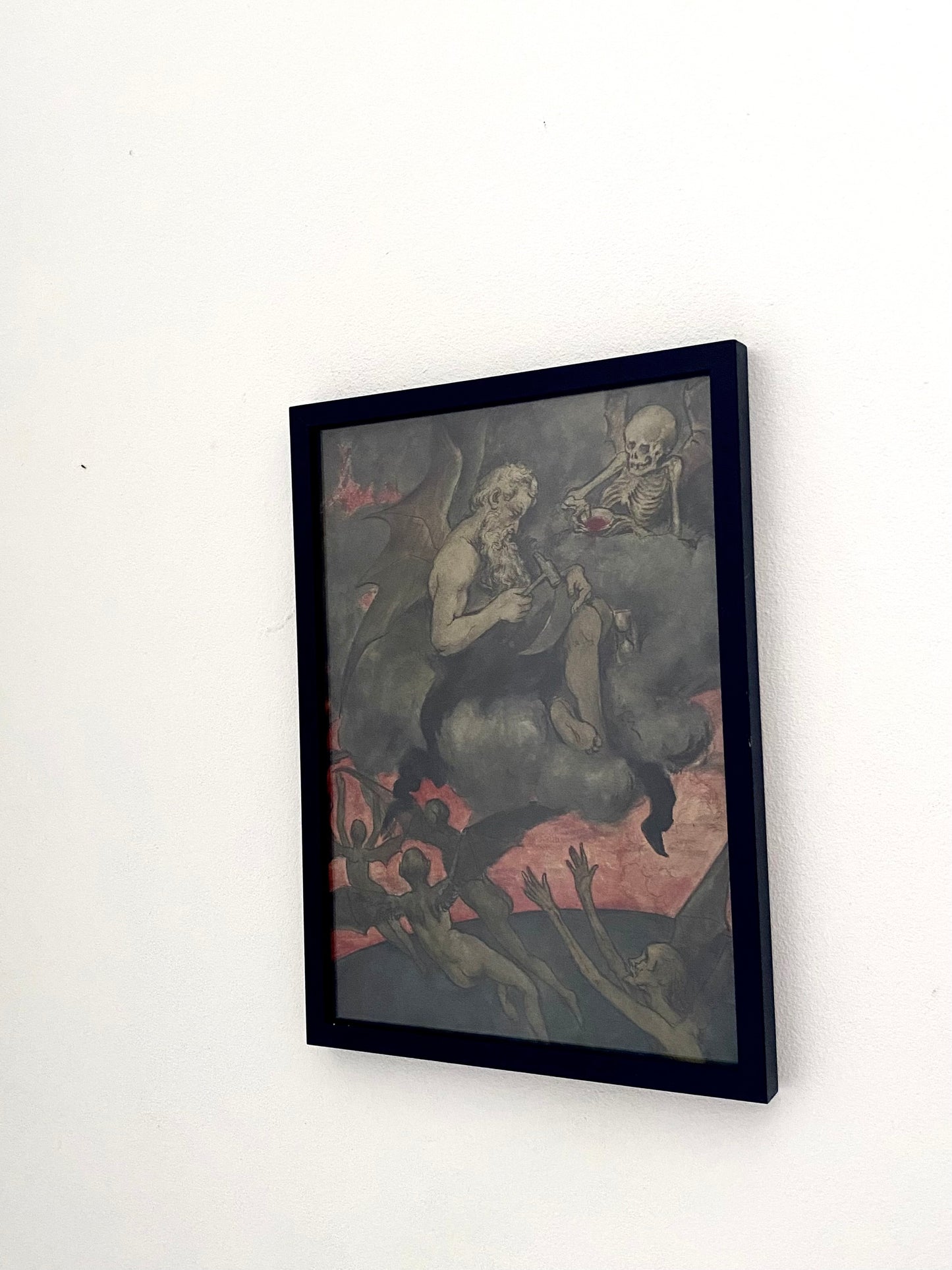 "Chronos sharpens the scythe" , Louis Eysen (1843-1899)