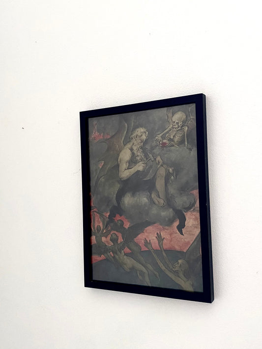 "Chronos sharpens the scythe" , Louis Eysen (1843-1899)