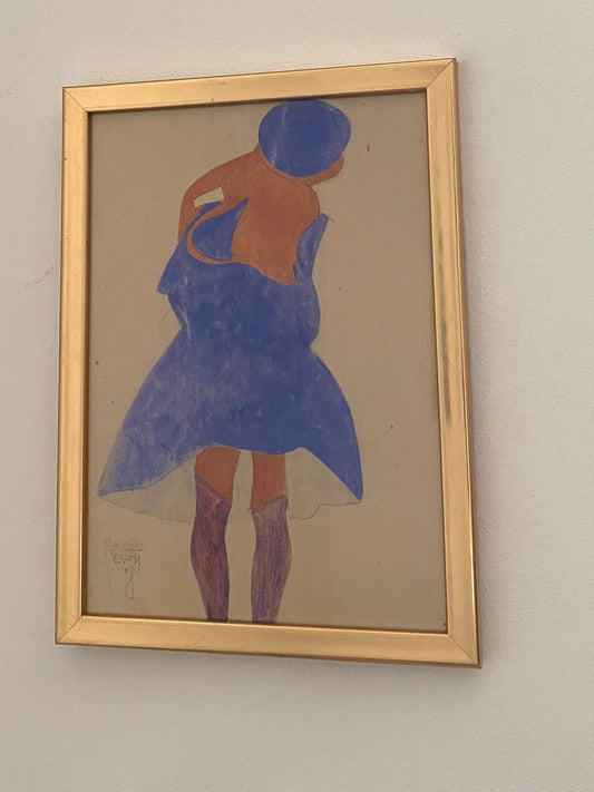 “Standing Girl, Back View “ Egon Schiele 1908