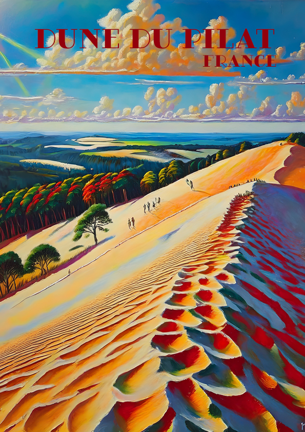 Dune du Pilat Art Print