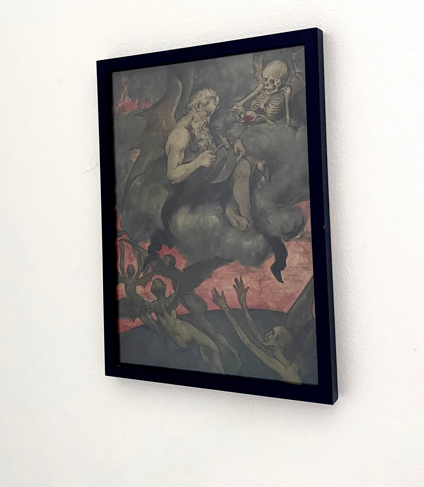 "Chronos sharpens the scythe" , Louis Eysen (1843-1899)