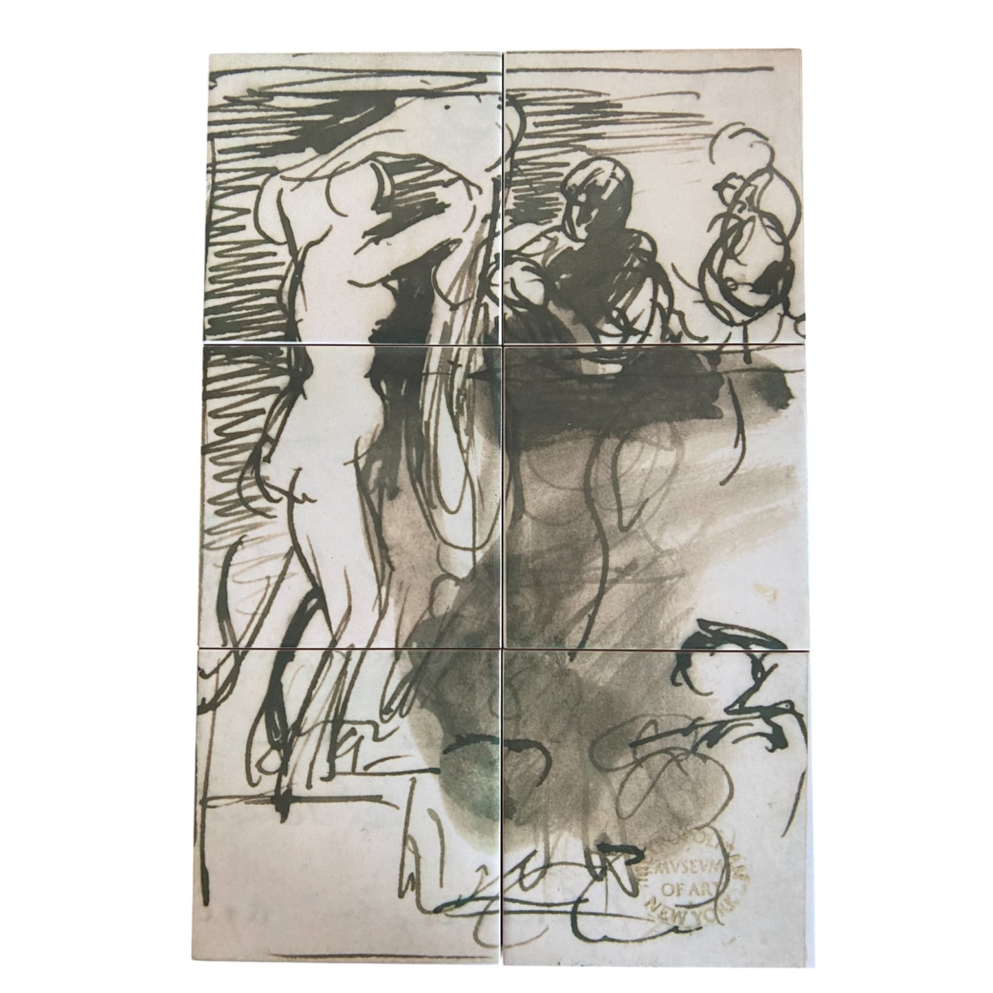 Tile Panel  - Figurative Sketch
