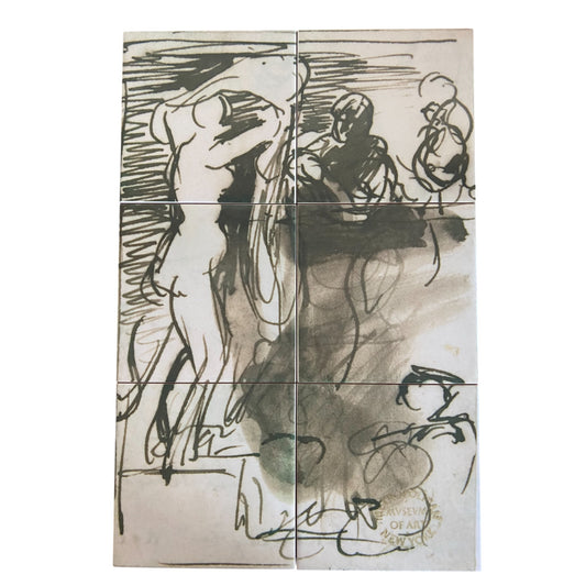 Tile Panel  - Figurative Sketch