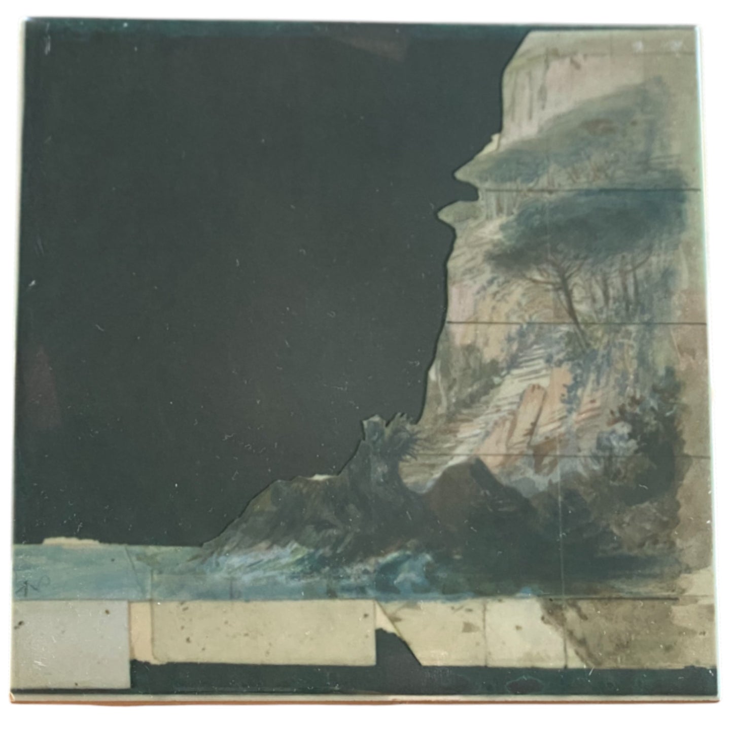 Art Tile Set - Design for a Stage Set at the Opéra , Eugéne Cicér