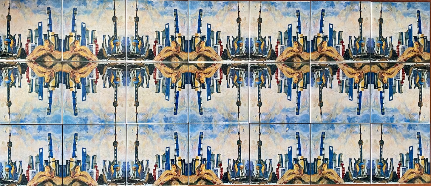 Art Tile Panel - Shangai