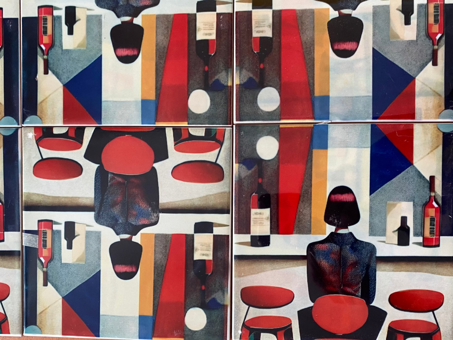 Art Tile Panel - 50s Bar
