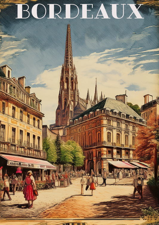 Bordeaux Cathedral Street View